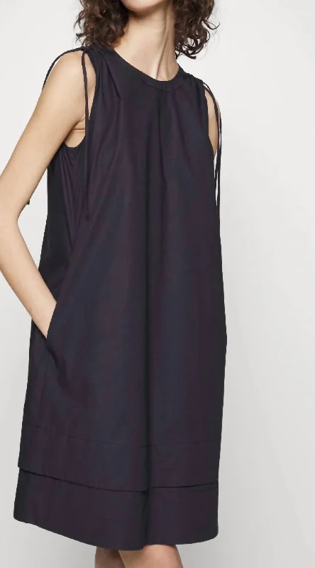 Sophisticated Women's Fashion Arbiter Dress In Navy