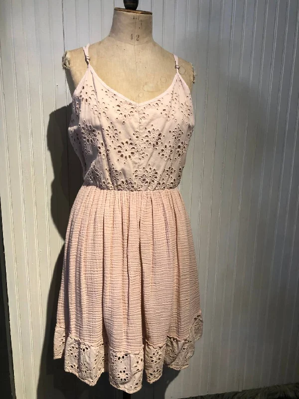 Latest Trends Ruffle Hem Cami Dress In Blush