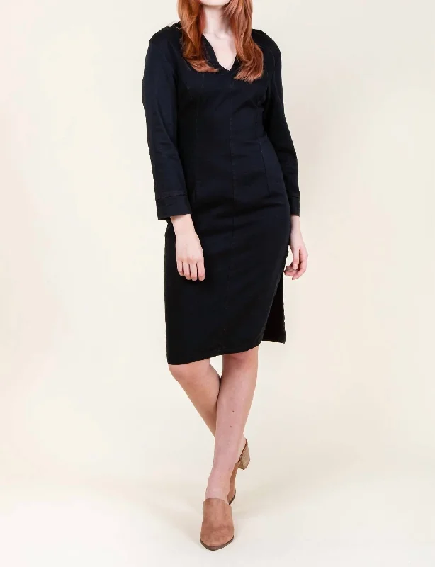 Trendy Styles Soft Rock Dress In Dark Olive
