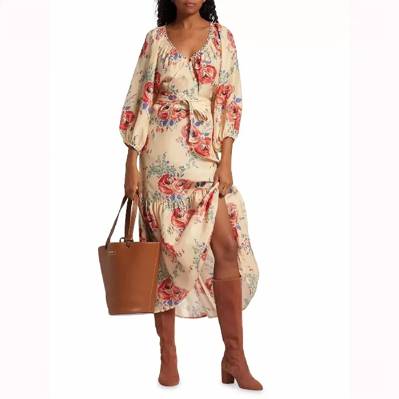 Update With Cottagecore Styles Vestige Dress In Echo Rose Print