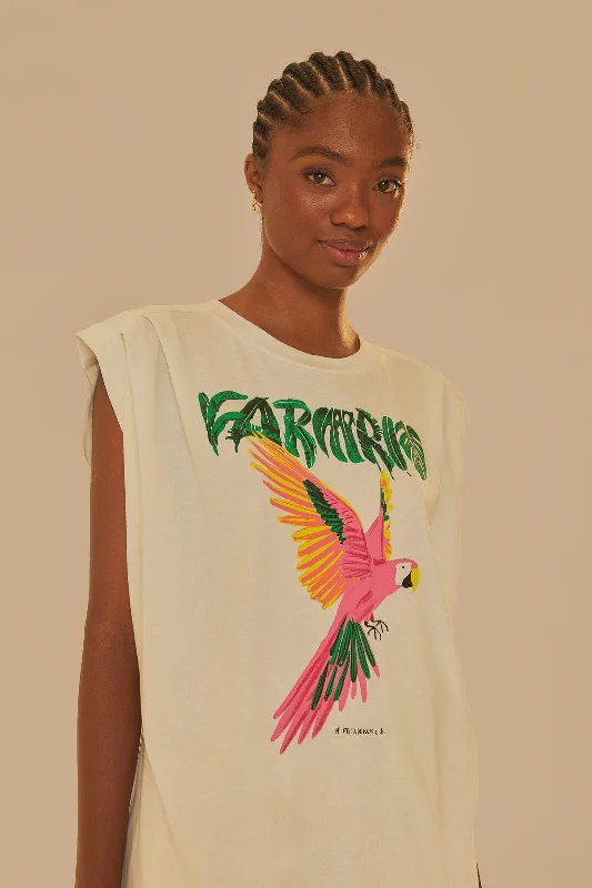 Sales For Clothes Off-White Farm Rio Pleat Organic Cotton T-Shirt
